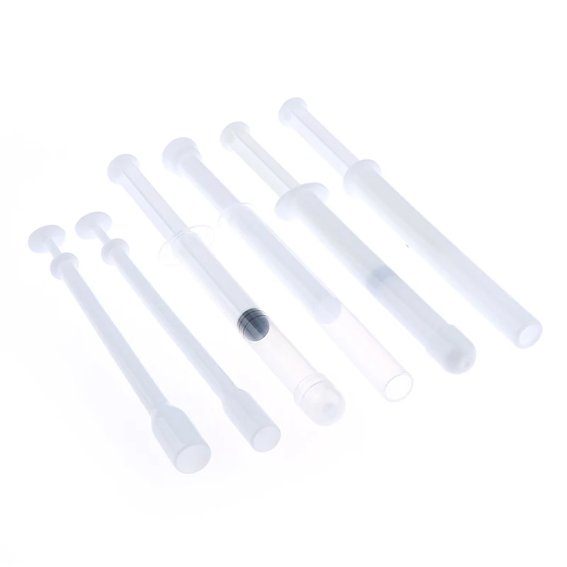 5Pcs/set Clear Vaginal Applicator Lubricant Injector Syringe Lube Anal Nasal Launcher for Health Care Sex Acts Cure