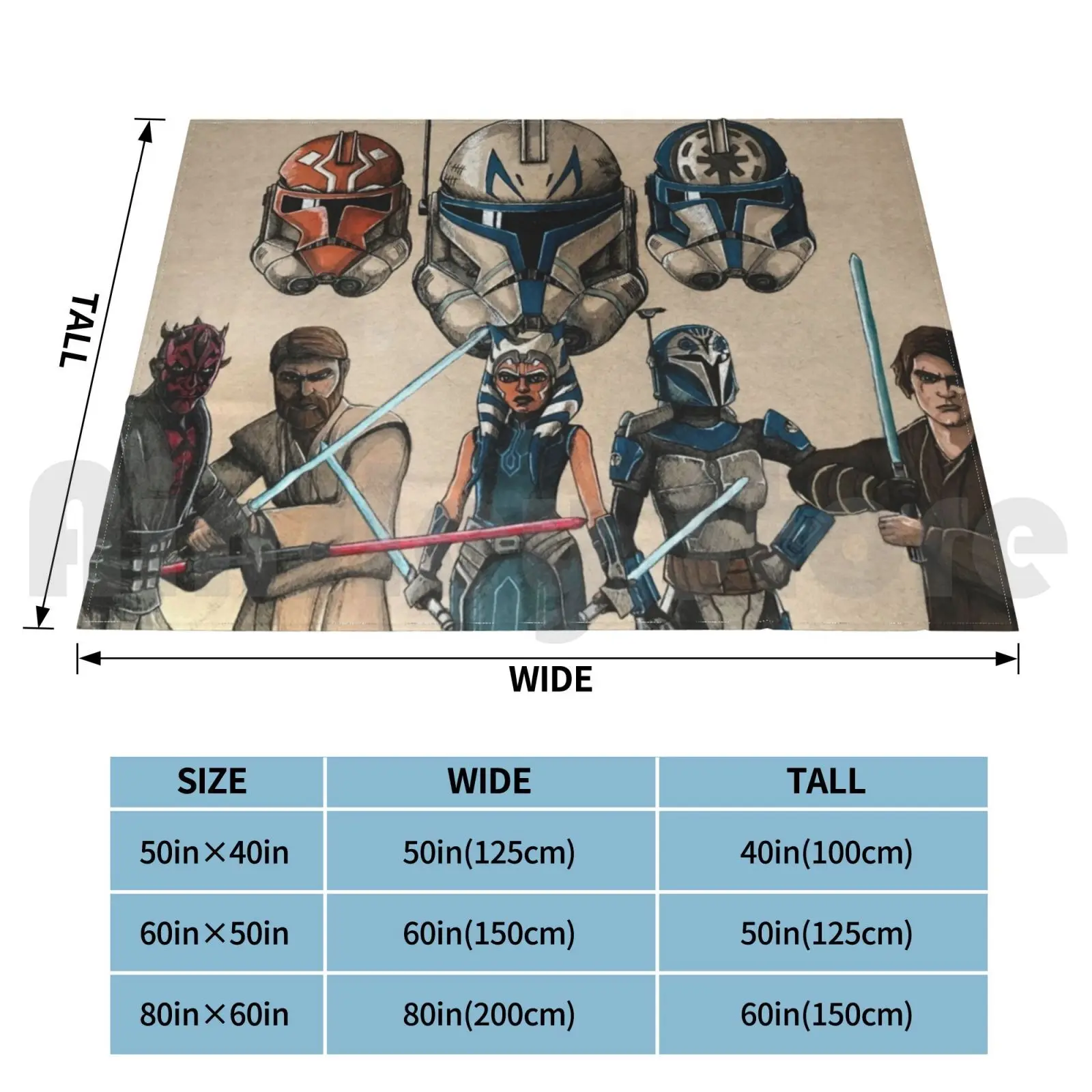 The Clone Wars Season 7 Blanket For Sofa Bed Travel Clonewars Clonetrooper