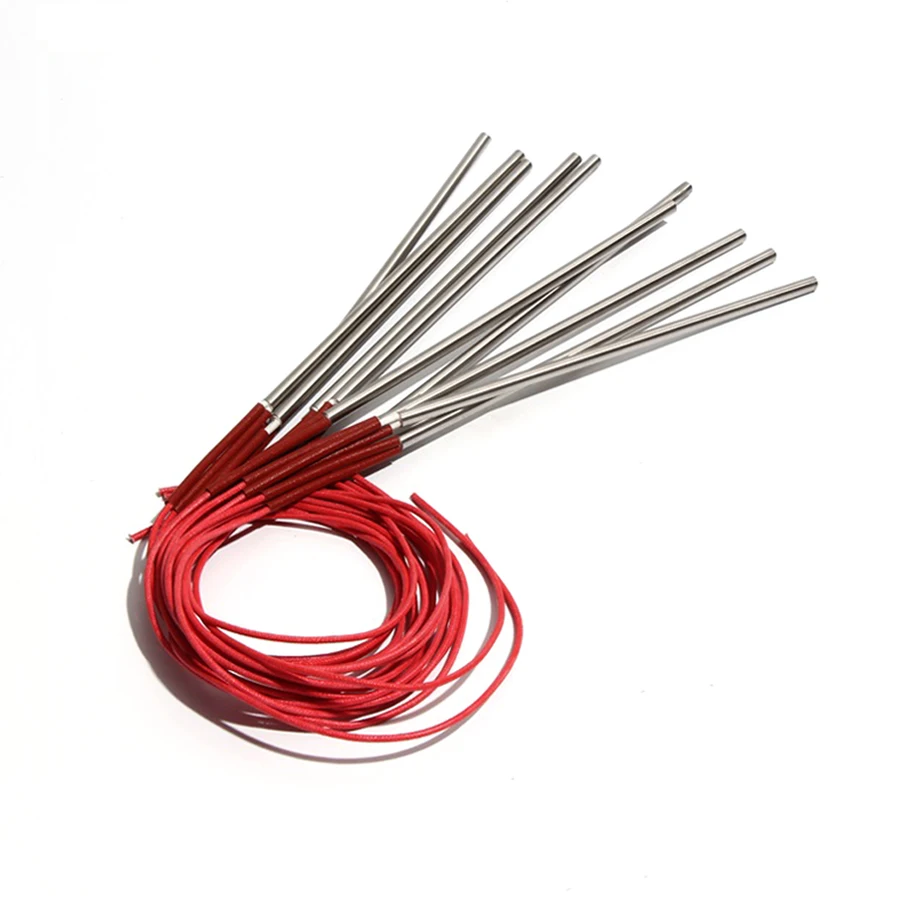 10PCS 8.5mm 265~300mm 201SUS Single Head Dual Electric Heating Tube 110V/220V/380V Cartridge Heater 550W/570W/590W/600W/640W