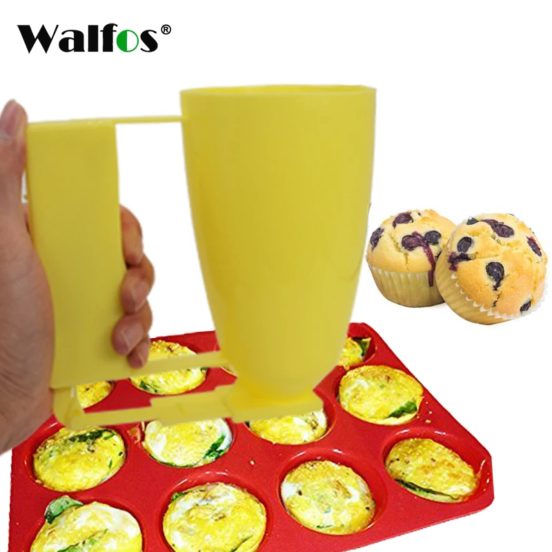 

WALFOS Handle Cake Making Helper Cup Pastry Batter Dispenser Meatball Mould Maker Loqumat Al Kadey Device