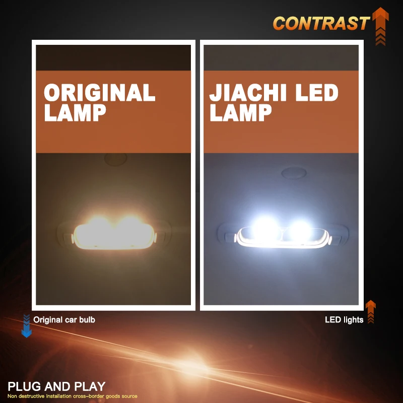 Jiachi 2 قطعة C10W C5W Led Canbus 3014 اكليل ضوء 31 مللي متر 36 مللي متر 41 مللي متر خطأ الحرة لمبات السيارات قبة مصابيح القراءة الداخلية 12-24 فولت الأبيض #3