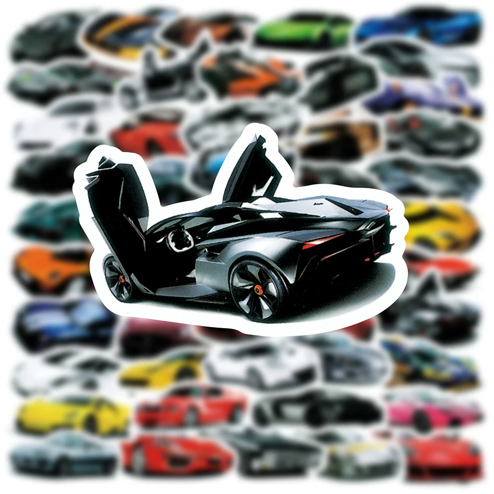 10/30/50PCS Cool JDM Retrofit Racing Car Graffiti Stickers Anime Car Travel Luggage Phone Fridge Laptop Waterproof Cool Sticker