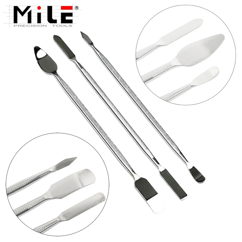 MILE 3 in 1 universale in metallo Spudger cellulare riparazione strumenti di apertura per iPhone per Samsung Laptop Tablet strumenti di riparazione