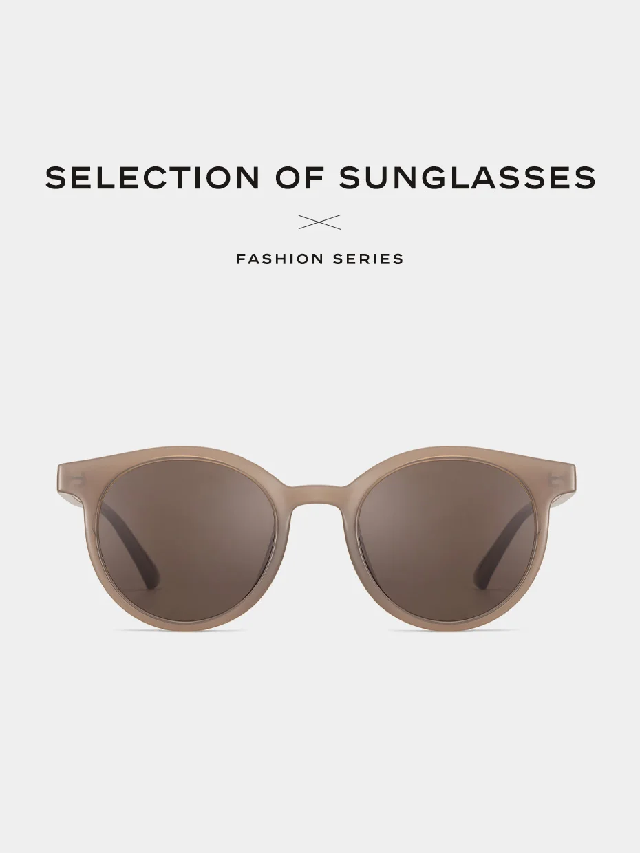 CAPONI Vintage Sonnenbrille Frauen Brillen Retro Runde Polarisierte Sonnenbrille UV400 Ray Schnitt Marke Designer Weibliche Shades CP80619 – Detail 2