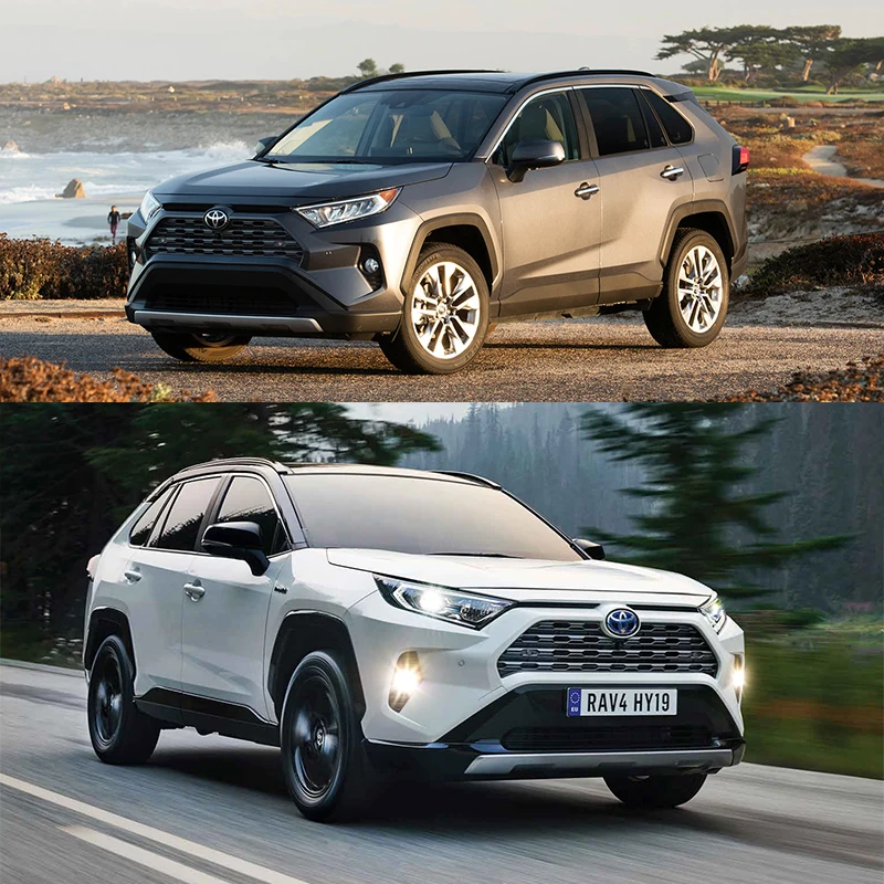 Ensemble de phare antibrouillard LED pour Toyota RAV4, feu de conduite, Hglogen, lumière du jour, 2019, 2020, 2021