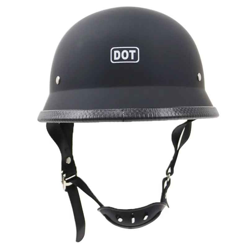 DOT Approved Retro German Scooter Helmet Men Motorcycle Helmet Half Face Vintage Head Safety Gear Moto Motorbike Helmet