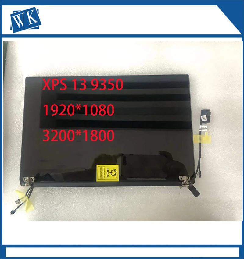 Montagem de Painel Digitalizador de Tela Lcd para Laptop Substituição Toque 133 Polegadas Xps 13 9350 9360 3200*1800