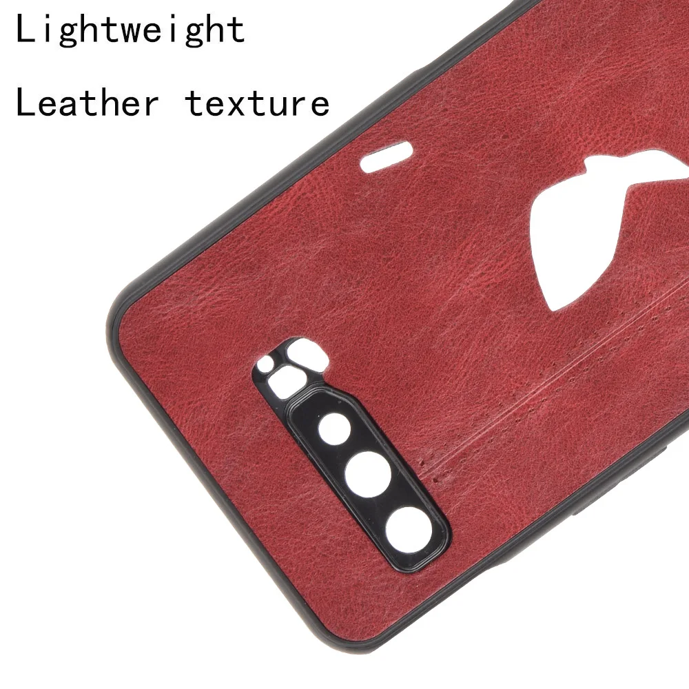 For Asus ROG Phone 3 ZS661KS Case Asus ROG3 Route Calfskin PU Leather Hard Phone Bag Cover For Asus ROG Phone 3 Strix Back Case - view 4