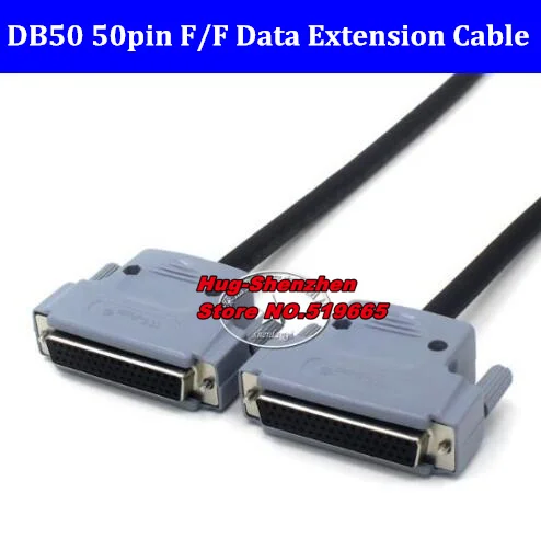 SCSI DB50 50Pin female to female Data Extension Cable DB50 Power Adapter Cable double screen wire