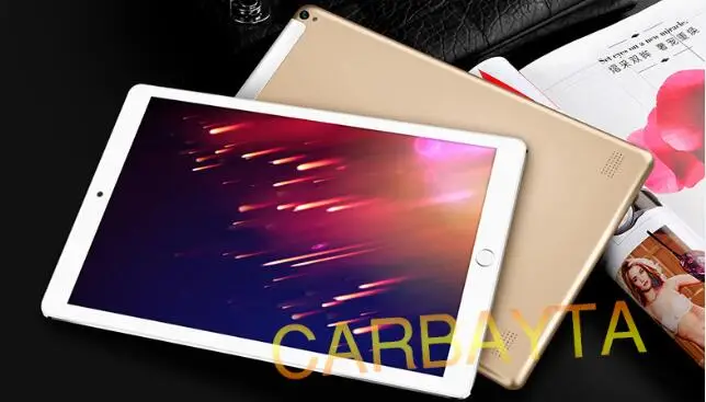 Prezent + 64GB TF 10.1 Cal Tablet z androidem globalny 4G LTE Bluetooth Wifi Phablet Octa Core podwójna karta SIM 2.5D Tablet CE zespół MT6753