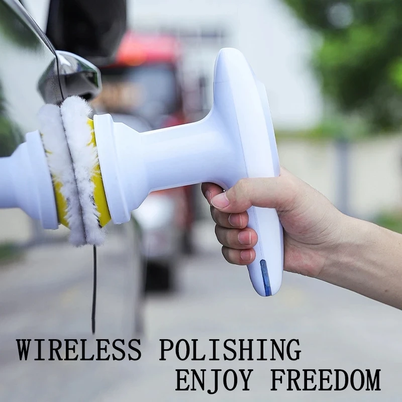 Đánh Bóng Xe Máy Điện Không Dây Máy Đánh Bóng 7500 Vòng/phút LED Có Điều Chỉnh Tốc Độ Làm Đẹp Máy Tẩy Lông Phụ Kiện Xe Hơi Powewr Dụng Cụ