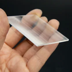4pcs Linear Fresnel Lens PMMA Focal Length 150mm Projector Optical Fresnel Lens Solar Energy Concentrator Lenses 50x50mm 56x50mm