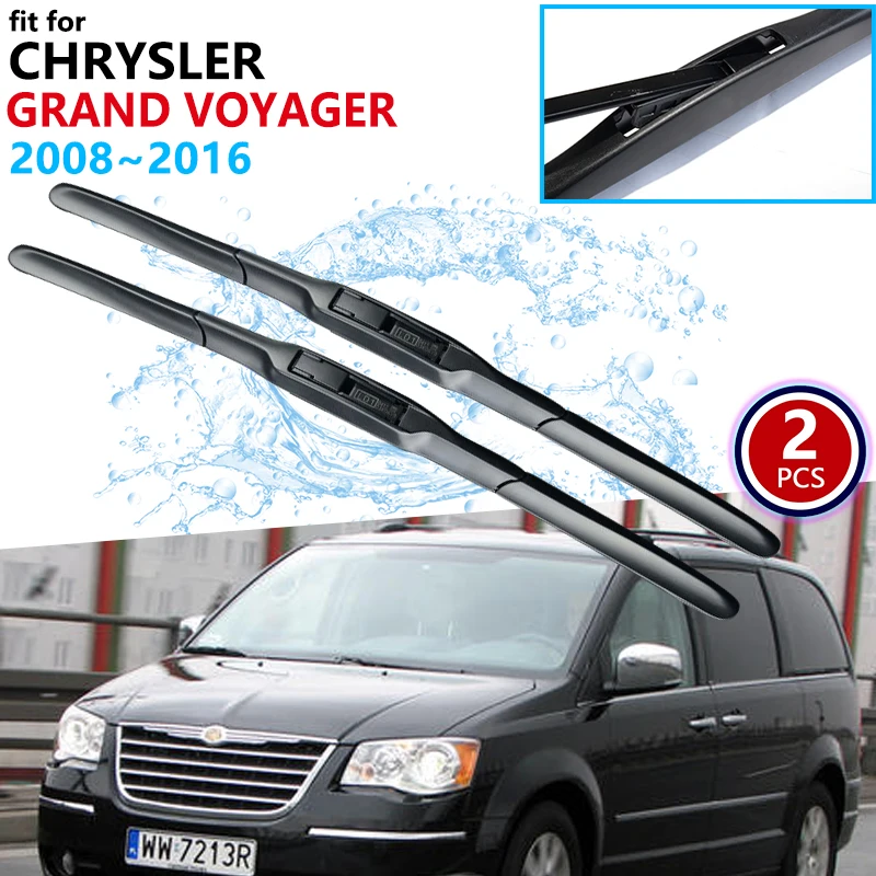

for Chrysler Grand Voyager 2008~2016 2009 2010 2011 2012 2013 2014 2015 Front Windshield Wipers Car Wiper Blade Car Accessories