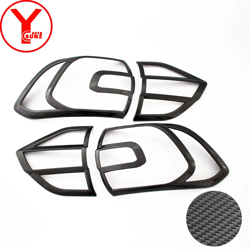 YCSUNZ ABS car styling parts carbon tail light led rear light cover accessories For Ford Everest Endeavour 2016 2017 2018 2019