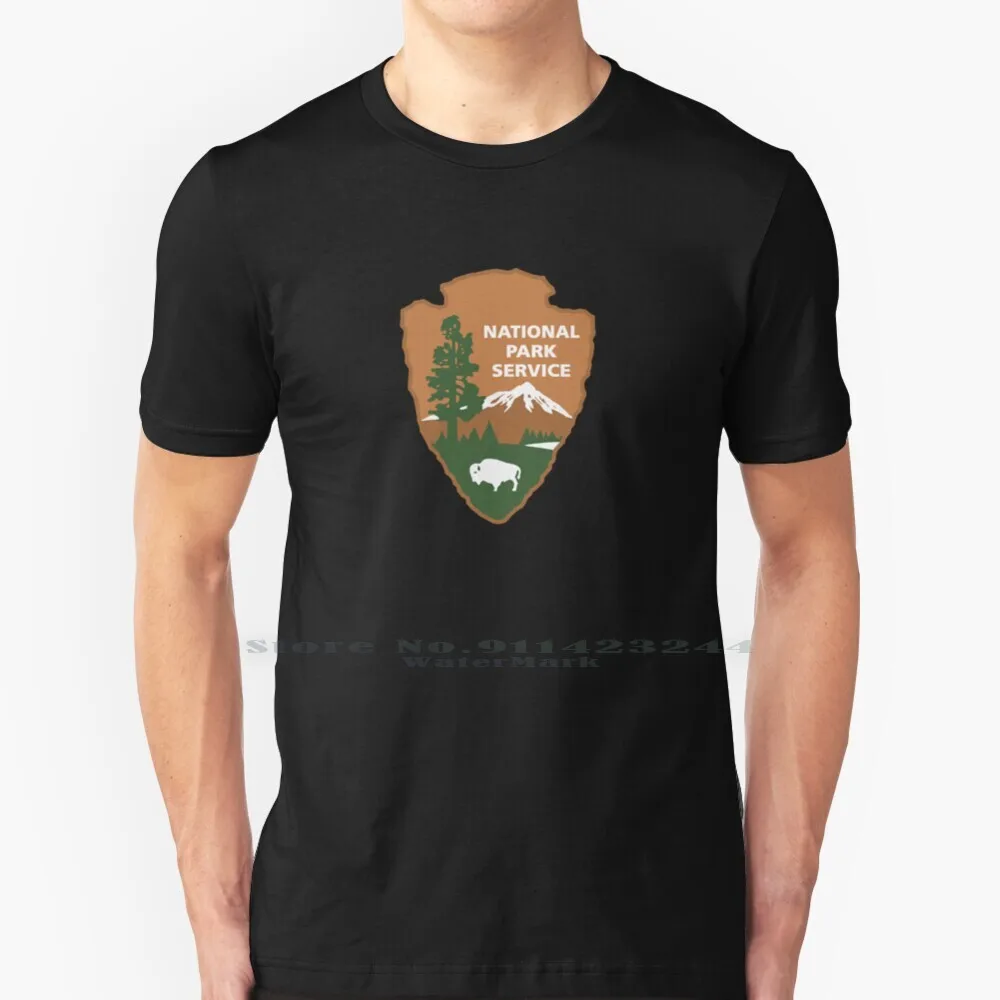 National Park Service T Shirt Cotton 6XL National Park Service Parks Usa United States Wpa Nature Hiking Yosemite Yellowstone