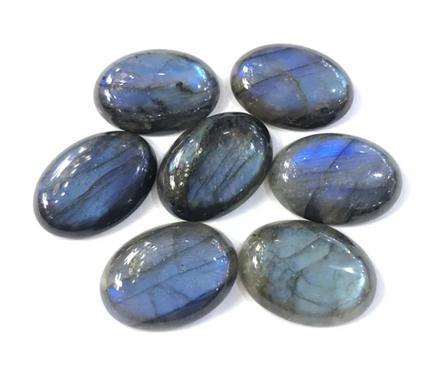 Natural Labradorite Gem Cabochon 22x30mm 30x40mm Oval Gem Stone Cabochon Gem Jewelry Ring Face,CAB Gem Bead Ring Face 2pcs/lot