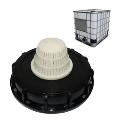 IBC Top Cover 163mm DN 150 Chemical Barrel Cover IBC Adaptor Vent Lid Cap IBC Ton Barrel Accessories Air Change Cover Of Ton