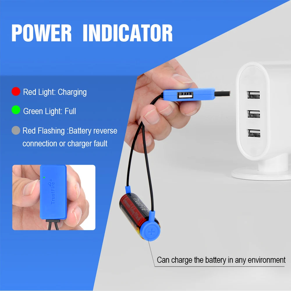 Caricabatteria magnetico TrustFire UC10 con funzione power bank Caricatore universale per celle Li-ion 32650 21700 16340 26650 18650