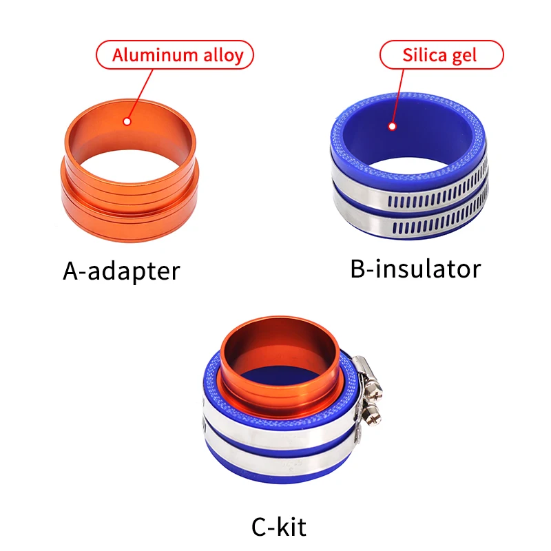 SCL MOTOS Universal 37mm 42mm 45mm 50mm Motorcycle PE PWK Carb Air Filter Adapter Joint Manifold Boot Flange Clamps Interface