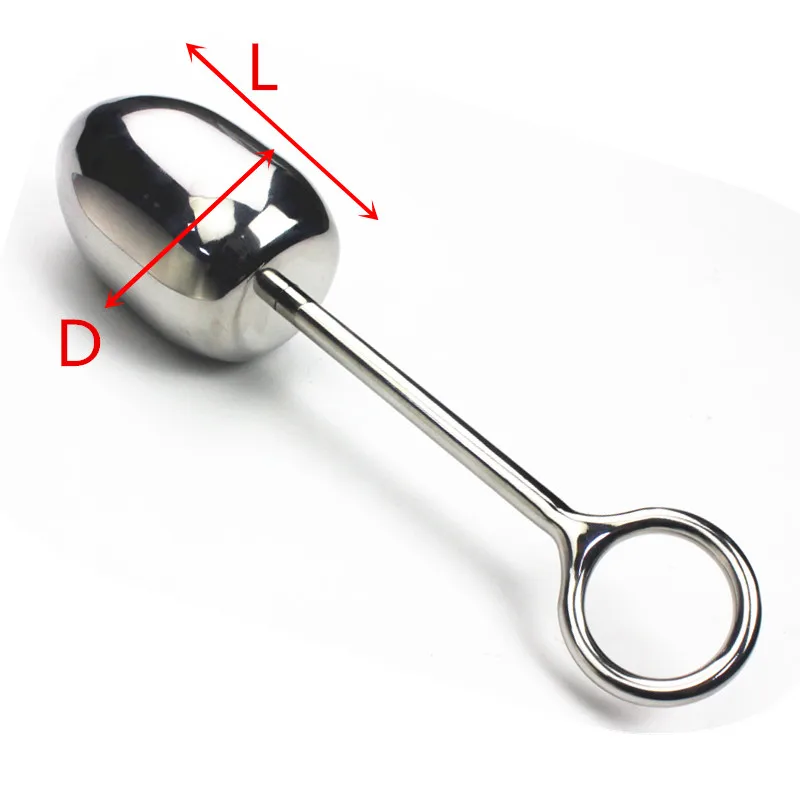 9 Sizes Anal Dildo Stainless Steel Butt Ball Stopper Solid Anus Bead Expander Prostate Stimulation Massage Adult Sex Toys HH-73