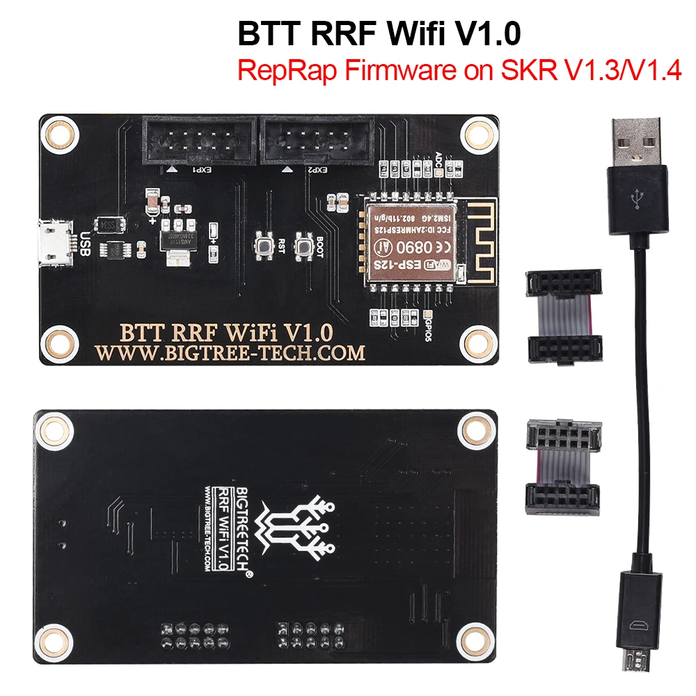 

BIGTREETECH BTT RRF Wifi V1.0 Module Expansion board 3D Printer Parts RepRap Duet Firmware For SKR V1.3 SKR V1.4 Turbo