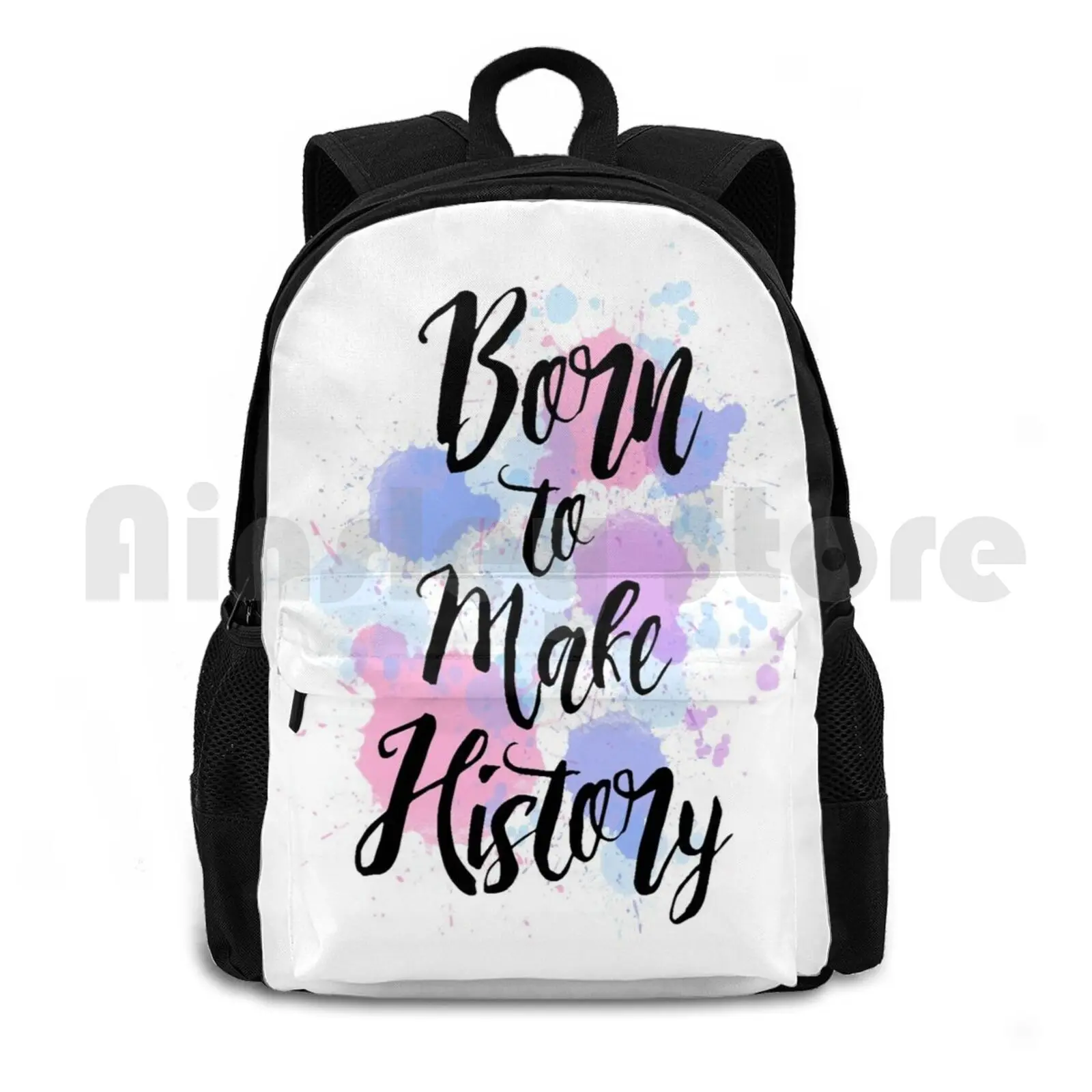 Born To Make History Outdoor Hiking Backpack Waterproof Camping Travel Born To Make History On Ice Yoi Yuuri Kastuki Viktor