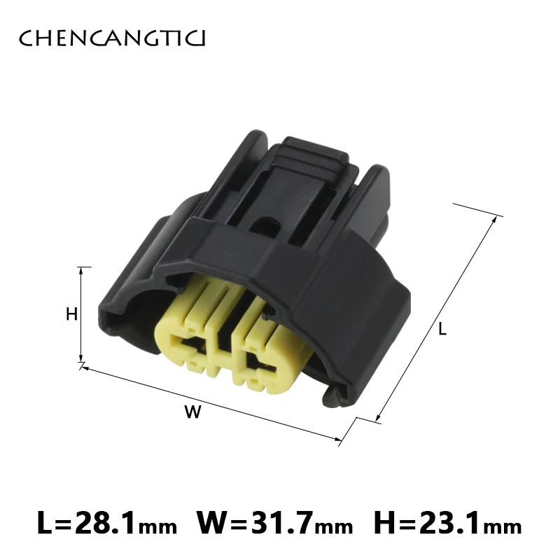 1 Set 2 Pin Auto Wasserdichte Draht Stecker Auto Nebel Lampen Sockel H11 H9 M6 Weibliche Stecker Für Toyota Mazda 6189-0935