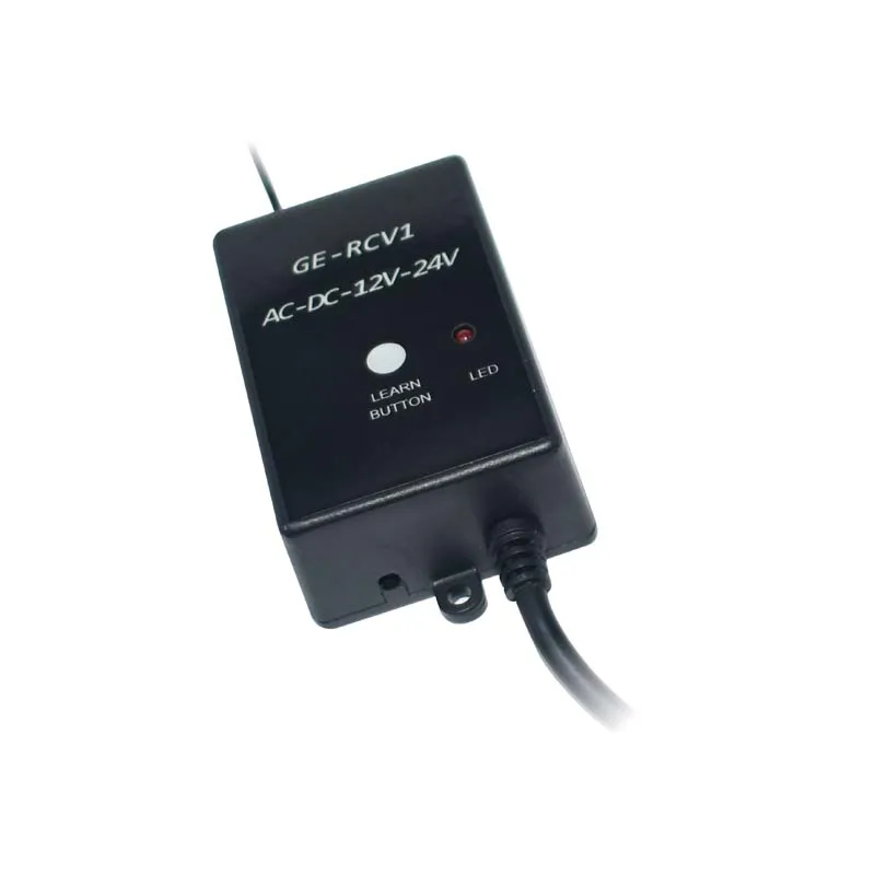 Receptor sem fio do controlador remoto de 433.92mhz para o abridor de porta GE-RCV1 12v-24v