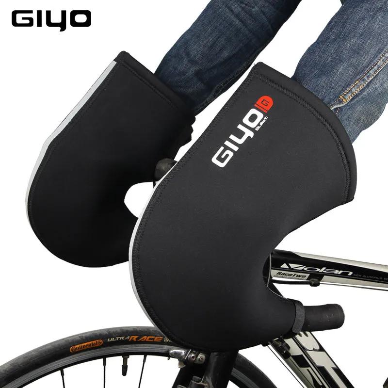 Cycling Winter Warm Cycling Glove Men Women Wind Rainproof Handlebar Mittens MTB Road Bike Bar Gloves Mitts For Bicycle Safety