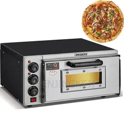 Electric Oven ElectroThermal 220V Commercial Single Layer Pizza Egg Tart Cake Restaurant Snack Bar Baking Equipment Home 2000W