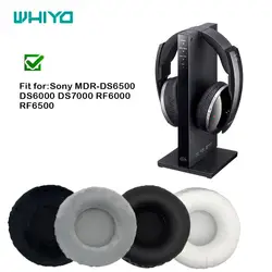 WHIYO Ersatz Ohr Pads für Sony MDR-DS6500 MDR-DS6000 MDR-DS7000 MDR-RF6000 MDR-RF6500 Kopfhörer Kissen Kissen