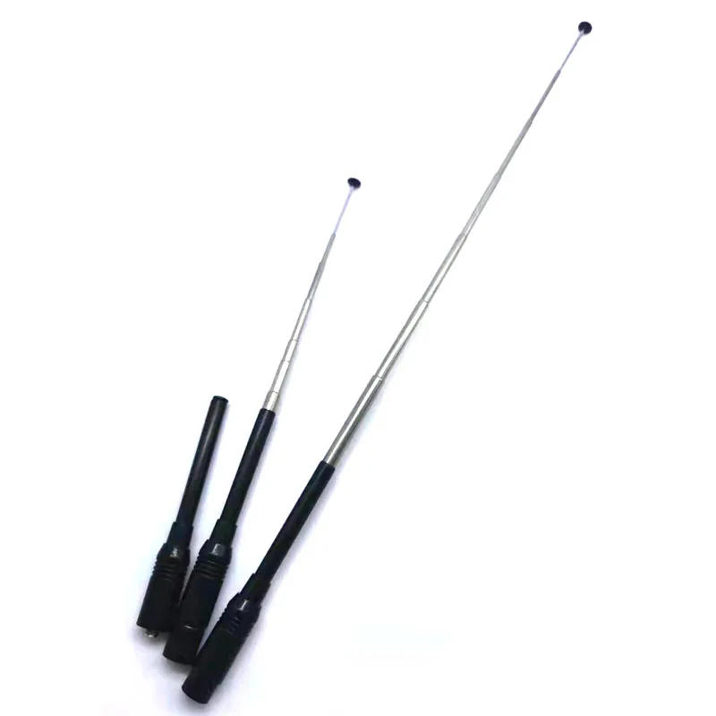 RH-775 SMA Male 120-900MHz Wide Band Telescopic Antenna For ICOM IC-V8 V80 V82 Motorola CP520 Wilson HH152 Walkie Talkie RH775