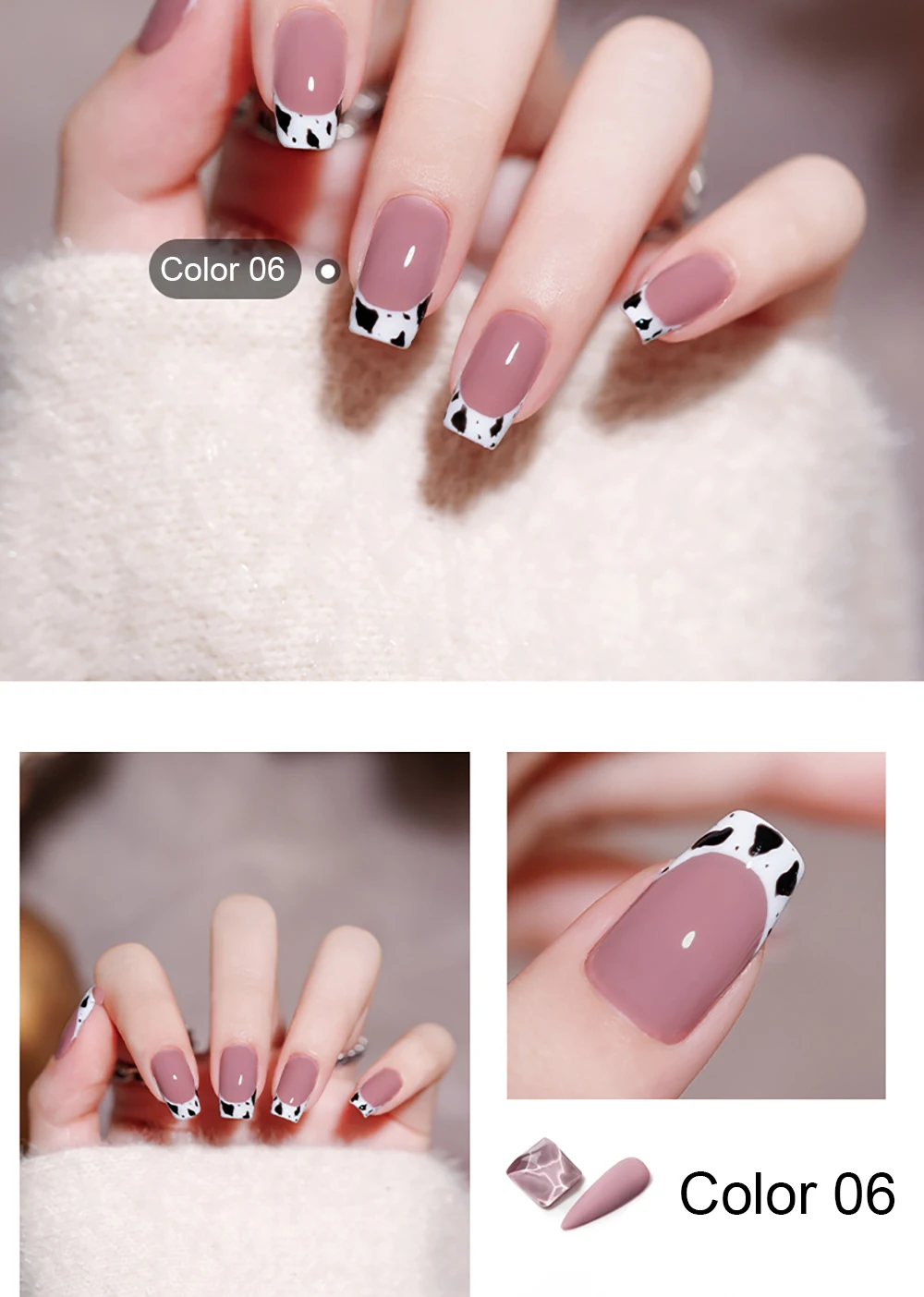 Vendeeni 18 Farben Sommer Gel-Nagellack Semi-Permanenter Bunter UV-Soak-Off Gel-Lack Reiner Farbgel-Lack für Nagelkunst – Detail 8