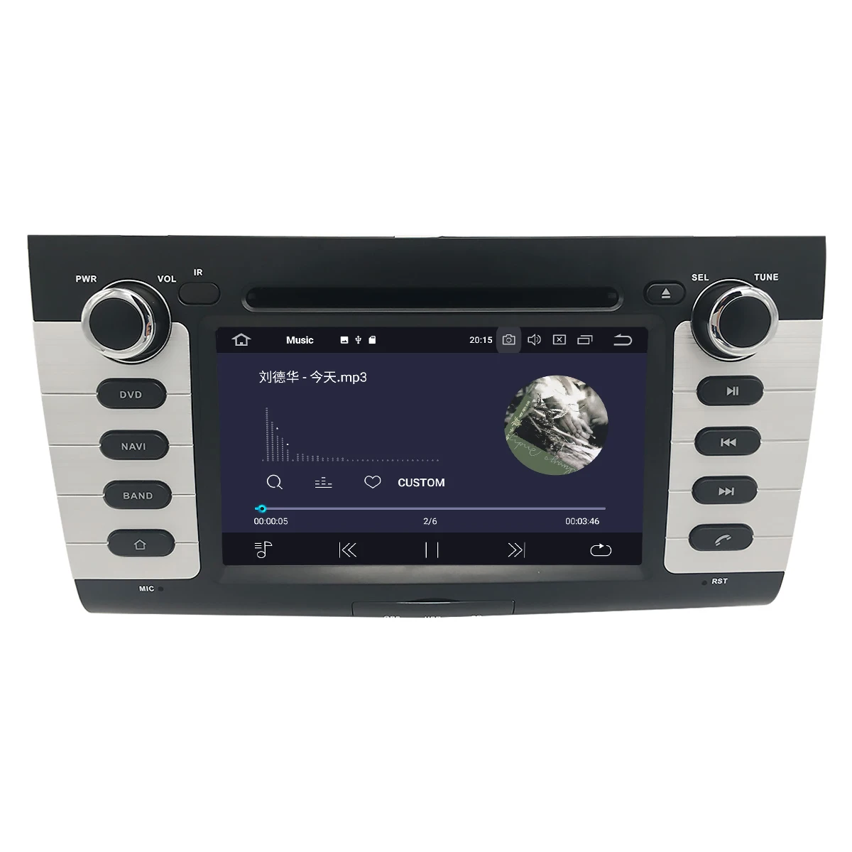 2 din radio tape recorder android For SUZUKI SWIFT GPS Navigation 2004-2010 Multimedia Audio PX6 Car DVD Player Autoradio IPS images - 6