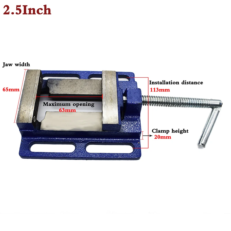 Working Table Drill Milling Machine Stent Parallel Jaw Vice Drill Press Vise Multifunctional Worktable Adjust