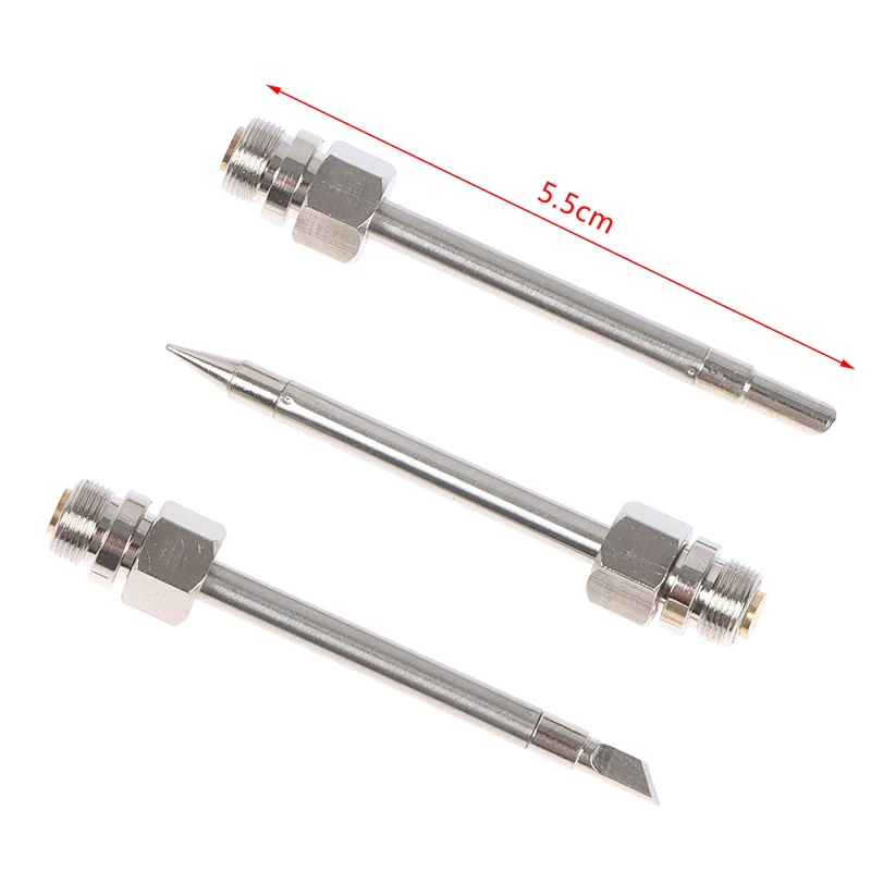 Welding Soldering Tips USB Soldering Iron Head Replacements Threaded Soldering Tip Fits For E10/510 Interface Soldering Iron