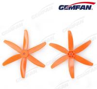 8 Pairs Summer Prime Sale GEMFAN 5040 6-blade 5x4x6 Red Color Propeller for LDARC/KINGKONG RC Drone