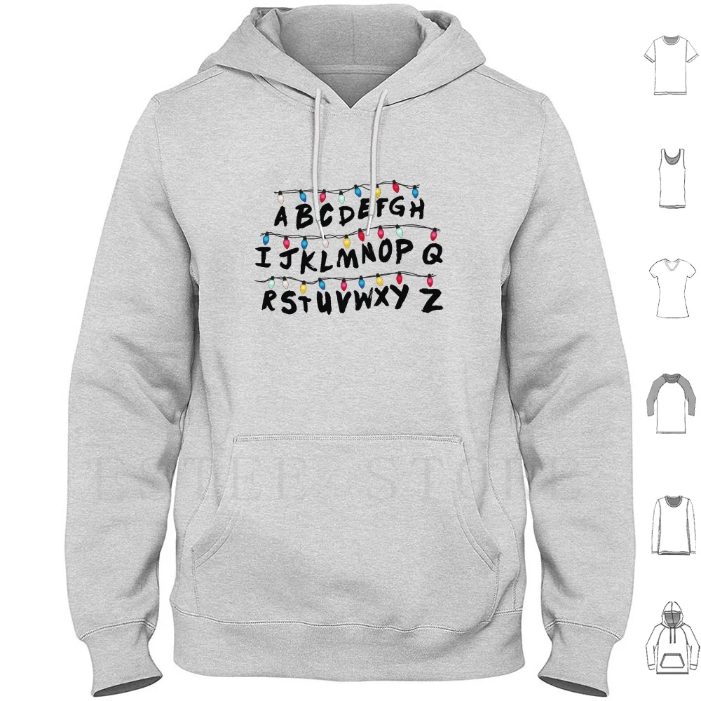 Stranger Christmas Lights Hoodies Things Christmas Lights