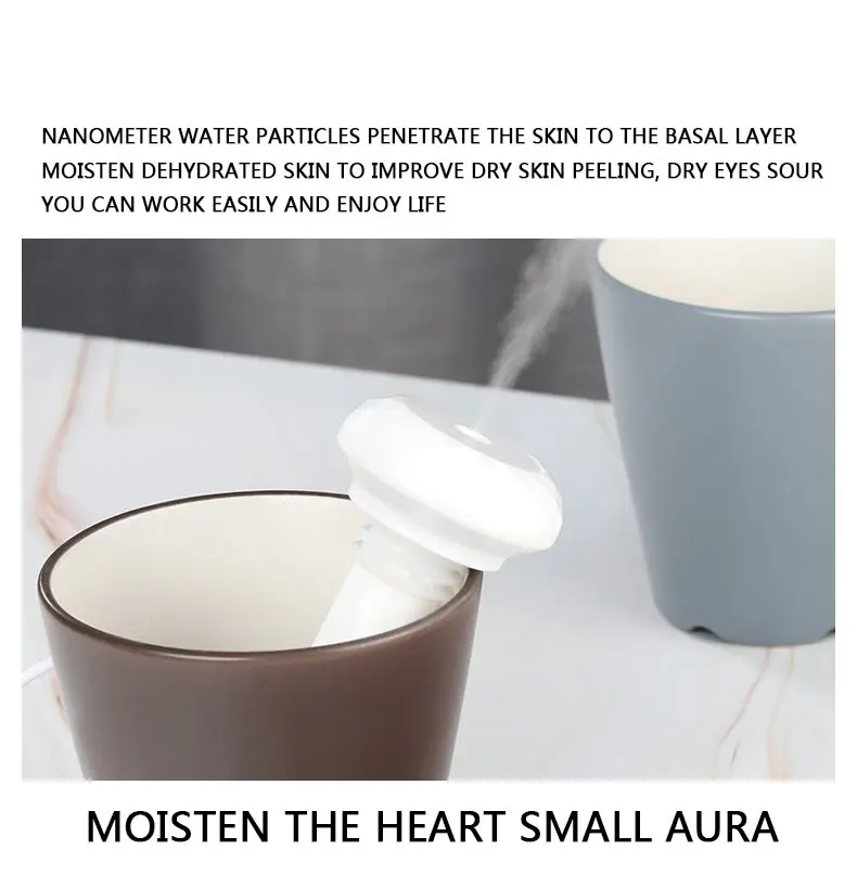 Einstellbare Höhe Donut Luftbefeuchter USB Tragbare Luftbefeuchter Diamant Flasche Aroma Diffuser Nebel-hersteller Für Home Office