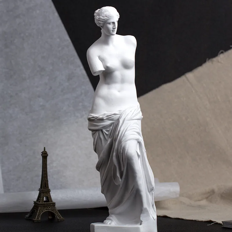 

Broken Arm Venus Ornaments Gypsum Statue Venus sculpture Of Greek God Miros Sculpture Craft Home Decoration Accessories M24