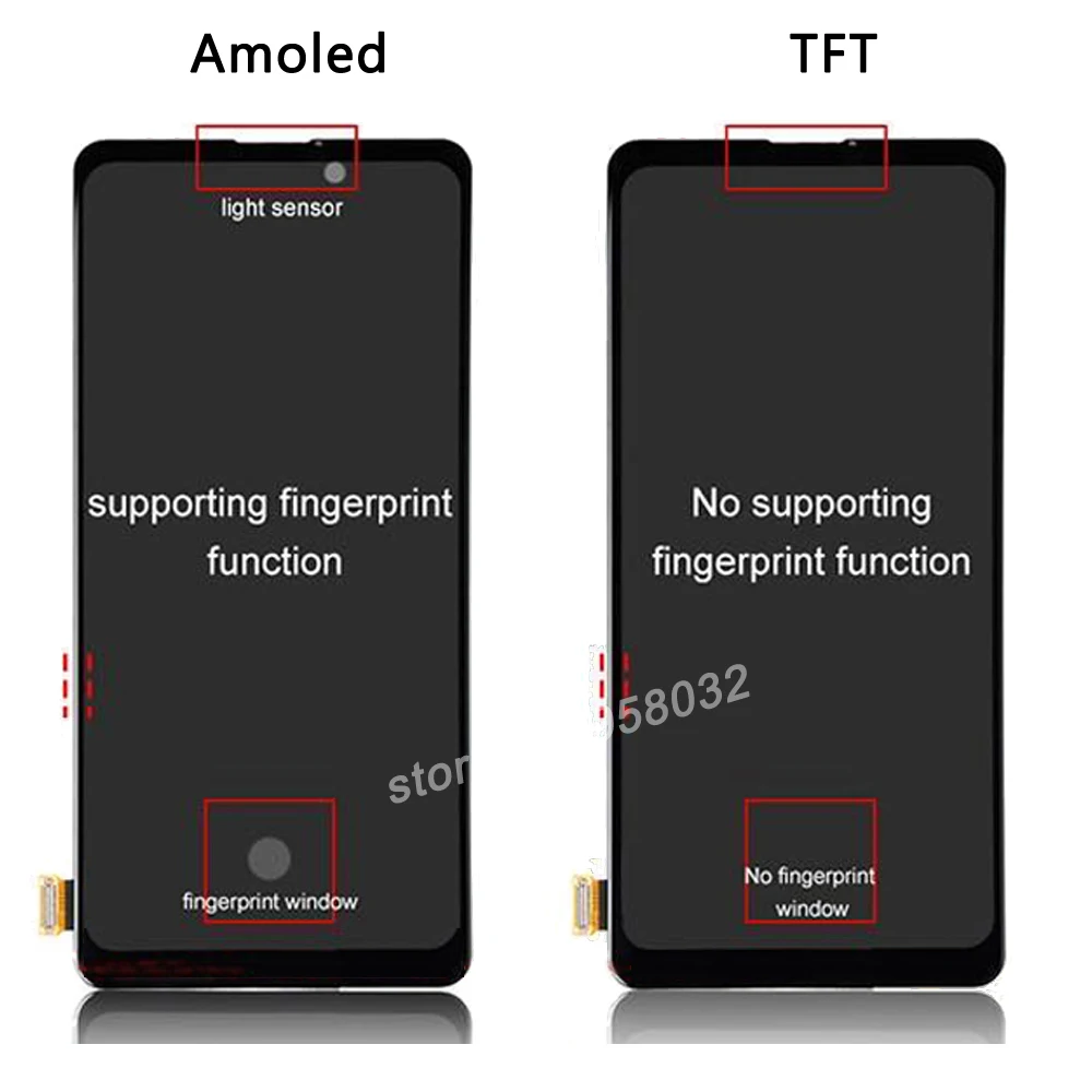 Original Amoled 6.39\'\' For XiaoMi Mi 9T Mi 9T Pro LCD Screens With Fingerprint For TFT Redmi K20 Pro LCD Display Touch Digitizer