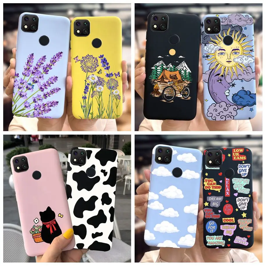 For Xiaomi Redmi 9C Case 2020 Shockproof Bumper Candy TPU Fashion Soft Cover For Xiomi Redmi 9C NFC Fundas Redmi 9 Activ Housing