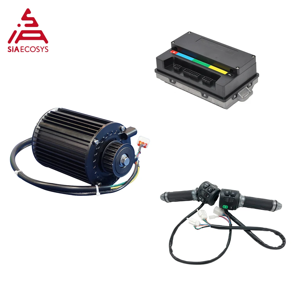 

QSMotor QS90 1000W Mid Drive Motor with Votol EM50sp Controller 72V 55KPH Kit for Electric Motorcycle