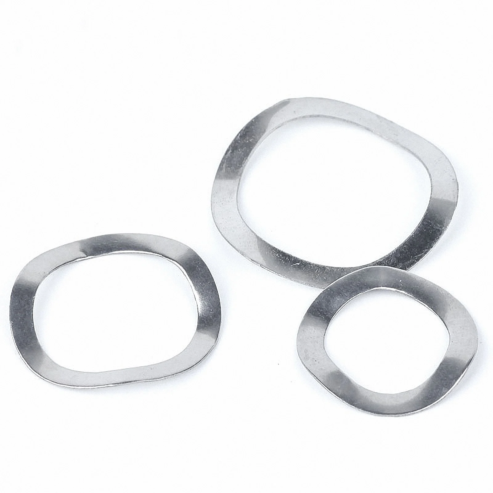 5-50pcs A2 304 Stainless Steel Wave Washers Wave Crest Spring Washer Wave Type Gasket  M3 M4 M5 M6 M8 M10 M12 M14 M16 M19 - M41