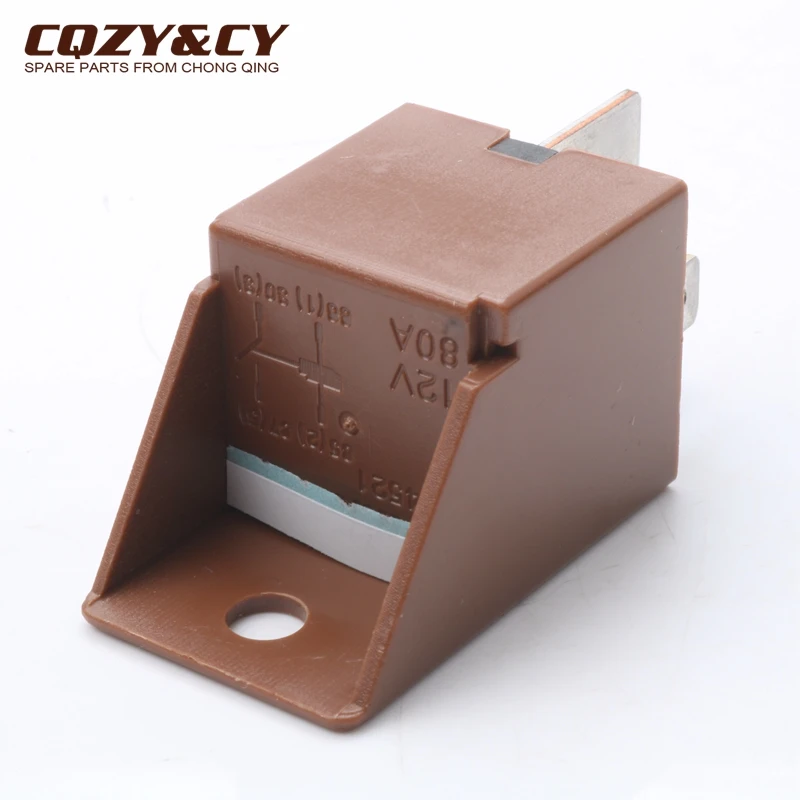 12V-80A Starter Relay for Piaggio Beverly Fly Hexagon Lx4 125 Liberty Mp3 Skipper Typhoon 125 584521 58115R AP8224026 246400110