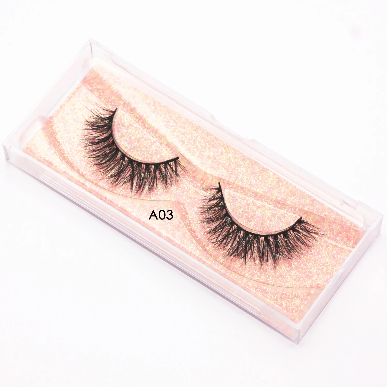 KEKEBAICHA A03 Natural Mink Lashes Short Eyelashes False Eyelashes 100% Cruelty-free 3D Mink Eyelashes Makeup Lashes for Beauty