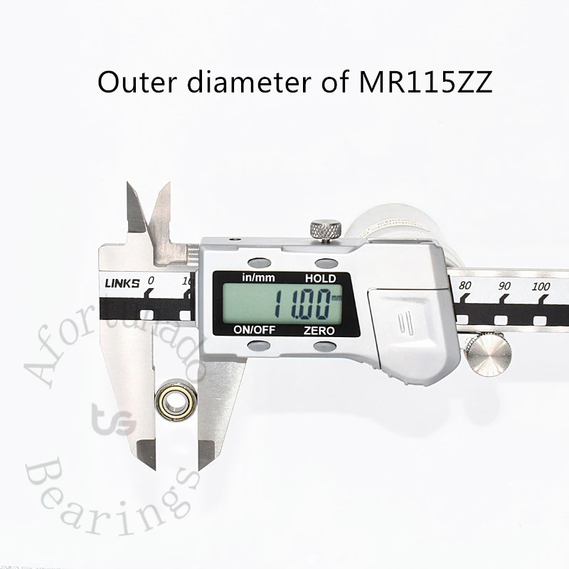 MR115ZZ 5*11*4 (мм) 10 шт. металлические герметичные миниатюрные подшипники из хромистой стали, бесплатная доставка