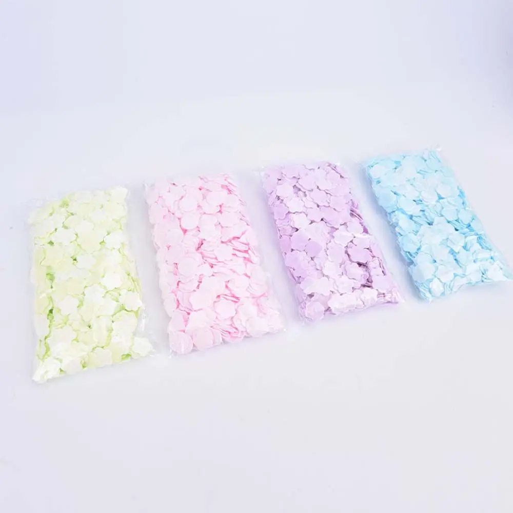 Portable Soap Paper Disposable Travel Camping Bathroom Cleaning Papers Flakes Mini Cleaning Soaps Scented Slice Flower Shape