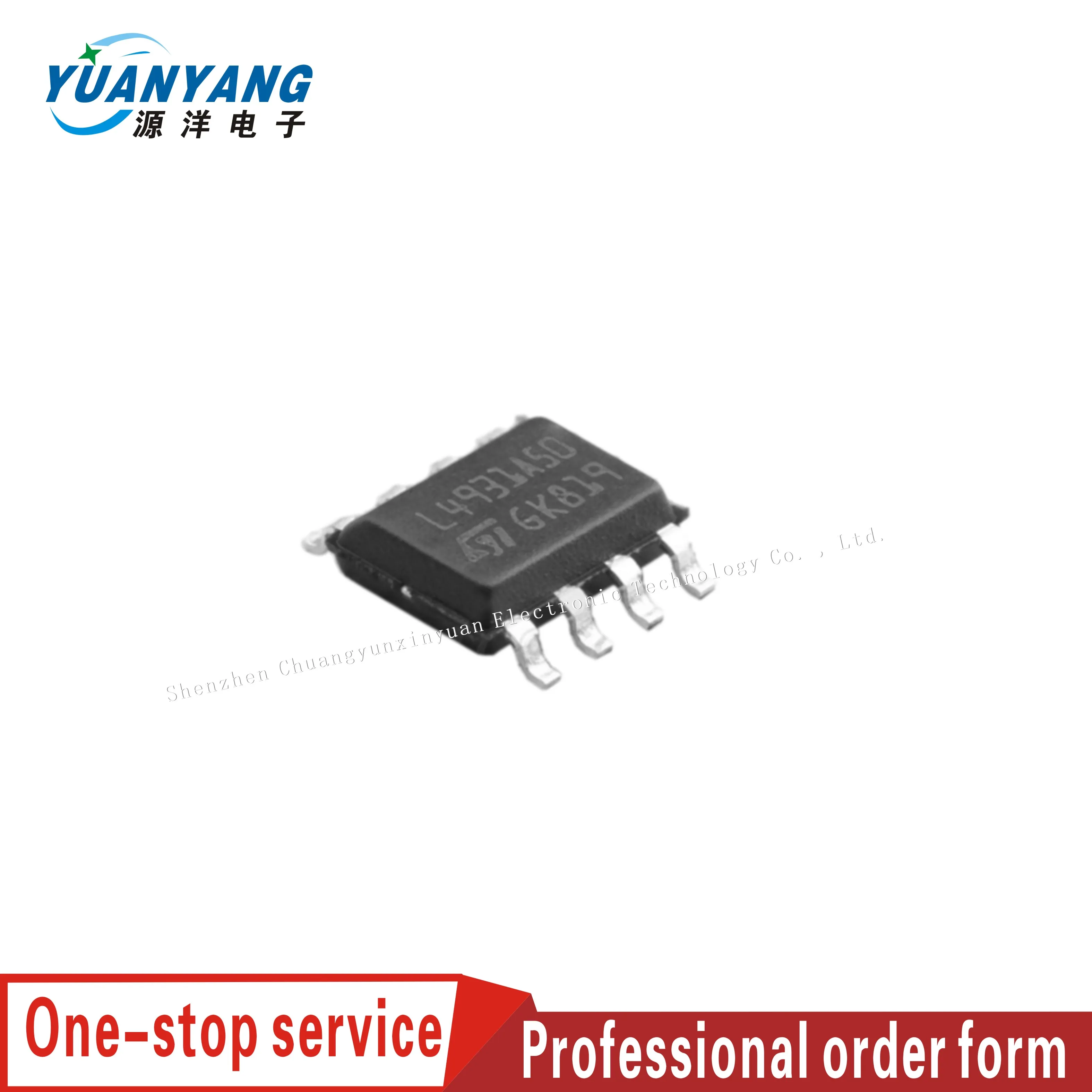 10Pcs Baru 100% Asli L4931ABD50-TR SOIC-8 Arduino Nano Sirkuit Terpadu Operational Amplifier Chip Tunggal Mikrokomputer