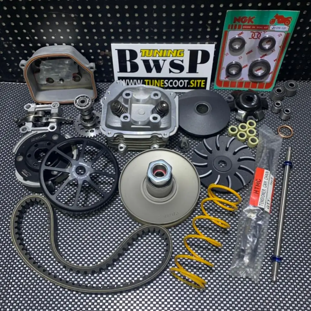 

Big Bore Kit For RUCKUS With GY6 Engine 157QM Two Valve Cylinder Head CVT Set Axle Big Valves Size BWSP Tuning Edition